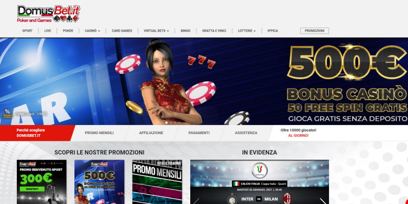 domusbet home
